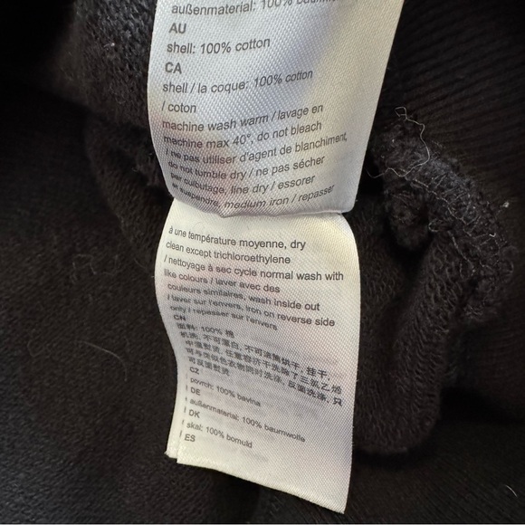 Wesc Mike Retro Stripes Hoodie Black Pullover Mens S Womens M Neon Rainbow - Picture 7 of 13